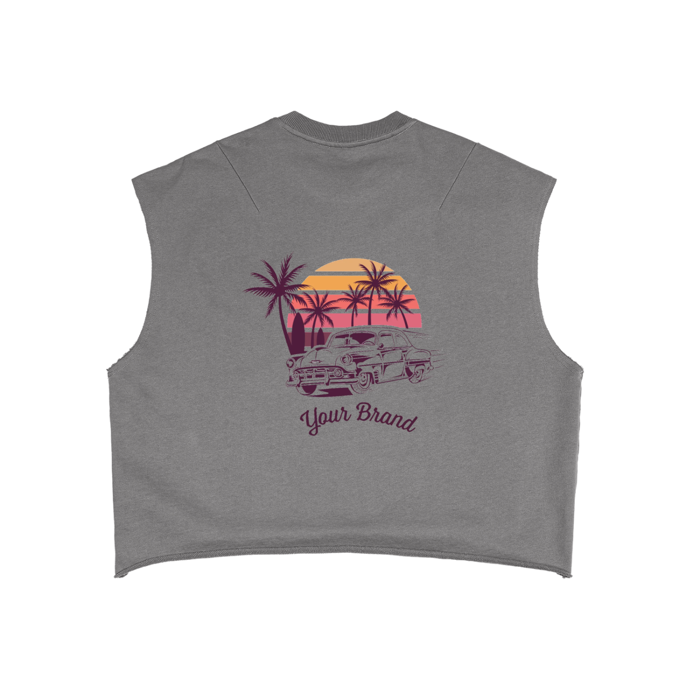 French Terry Boxy Tank Top