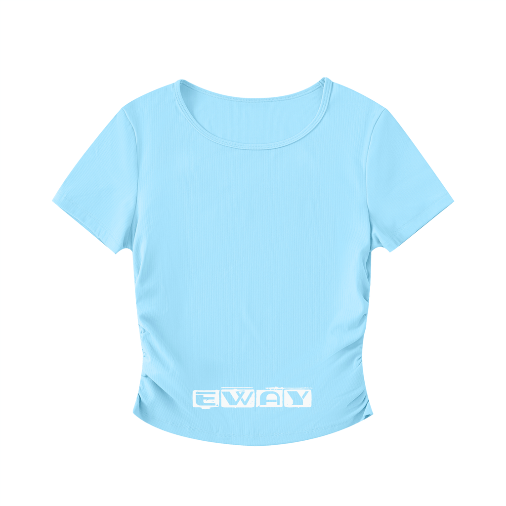 Ruched Bodycon Crop Top