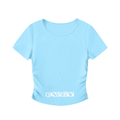 Ruched Bodycon Crop Top