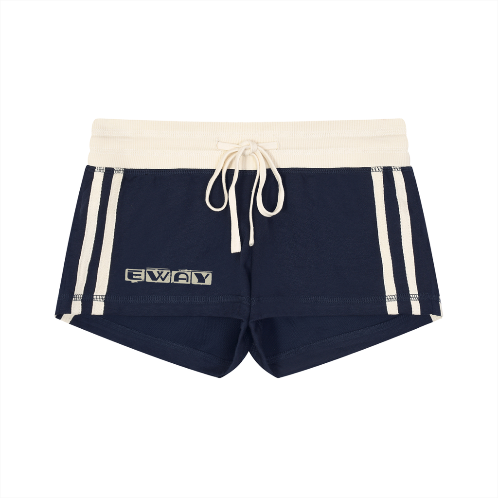 Women's Contrast Stripe Track Shorts