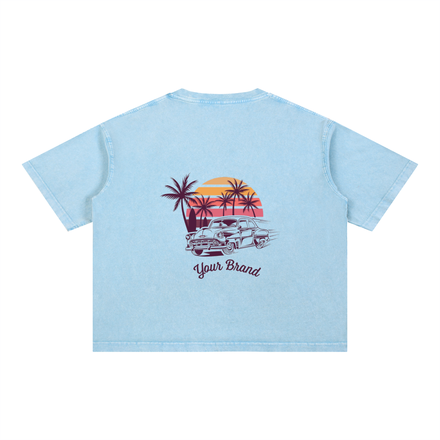 Mineral Wash Boxy Cotton T-Shirt