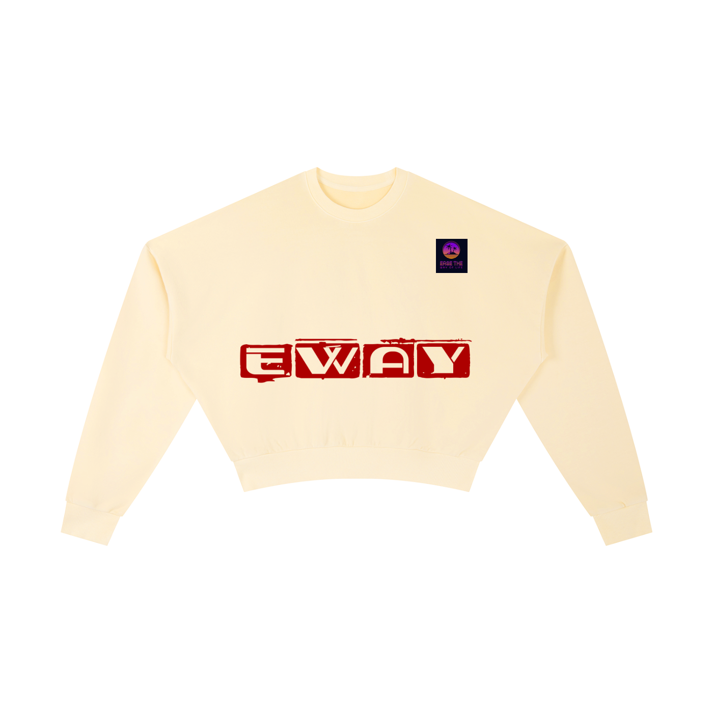 Vintage Washed Cropped Sweatshirt