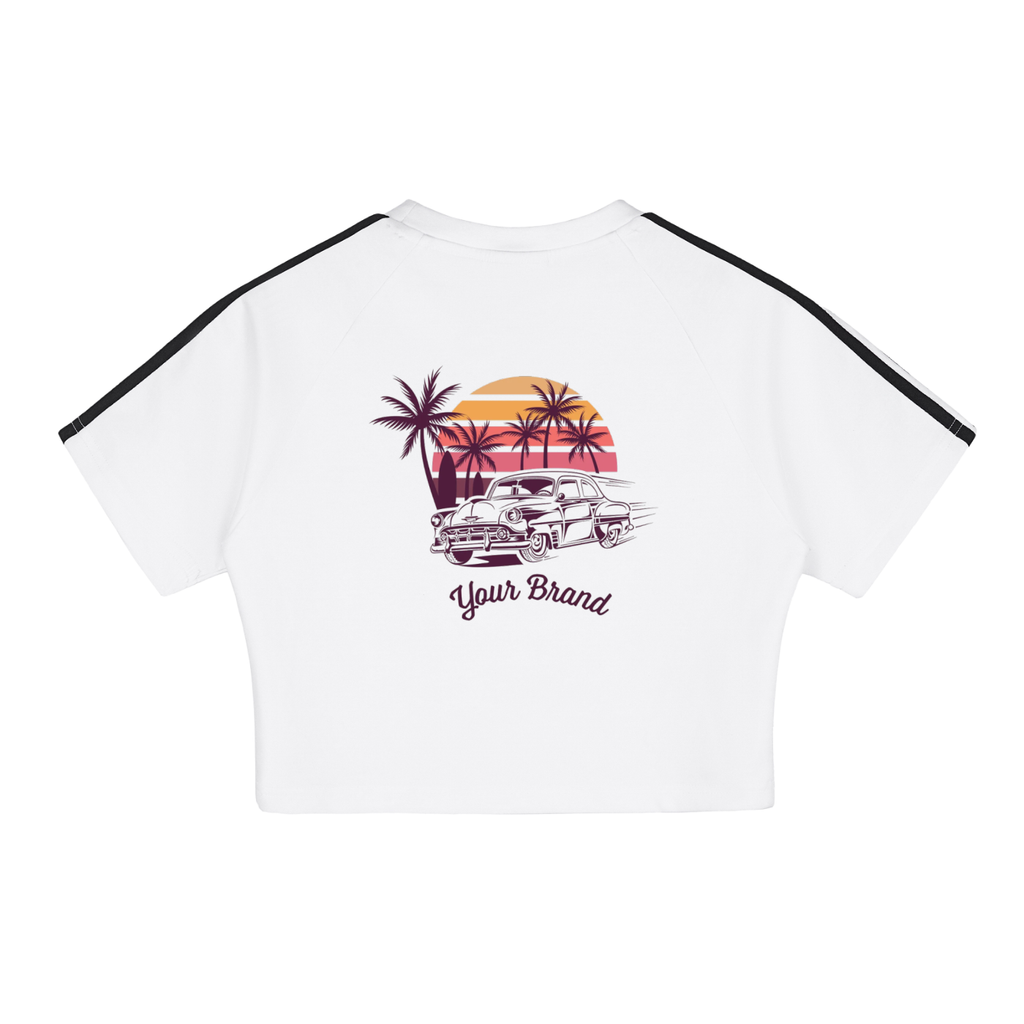 Taped Cooling Performance Crop Top