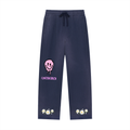 Sun Fade Raw Edge Straight-Leg Sweatpants