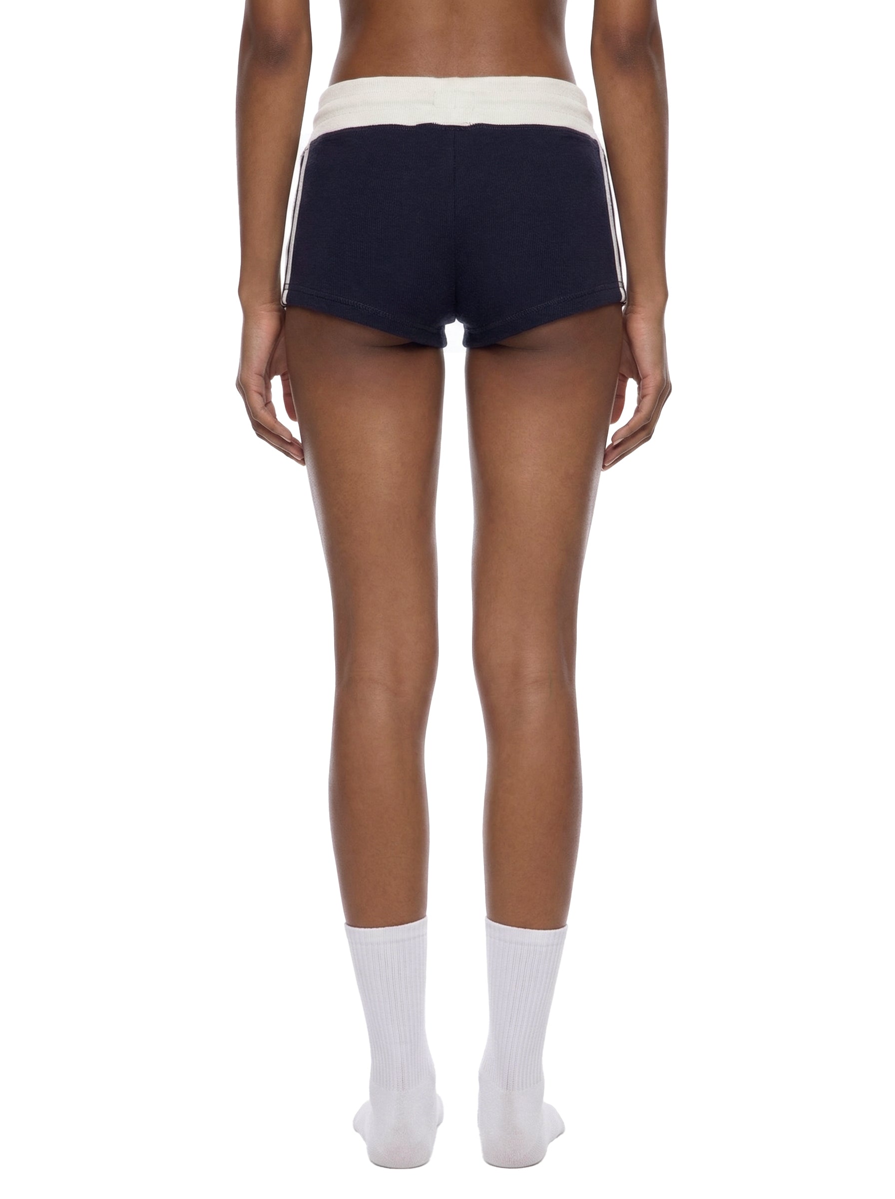 Women's Contrast Stripe Track Shorts